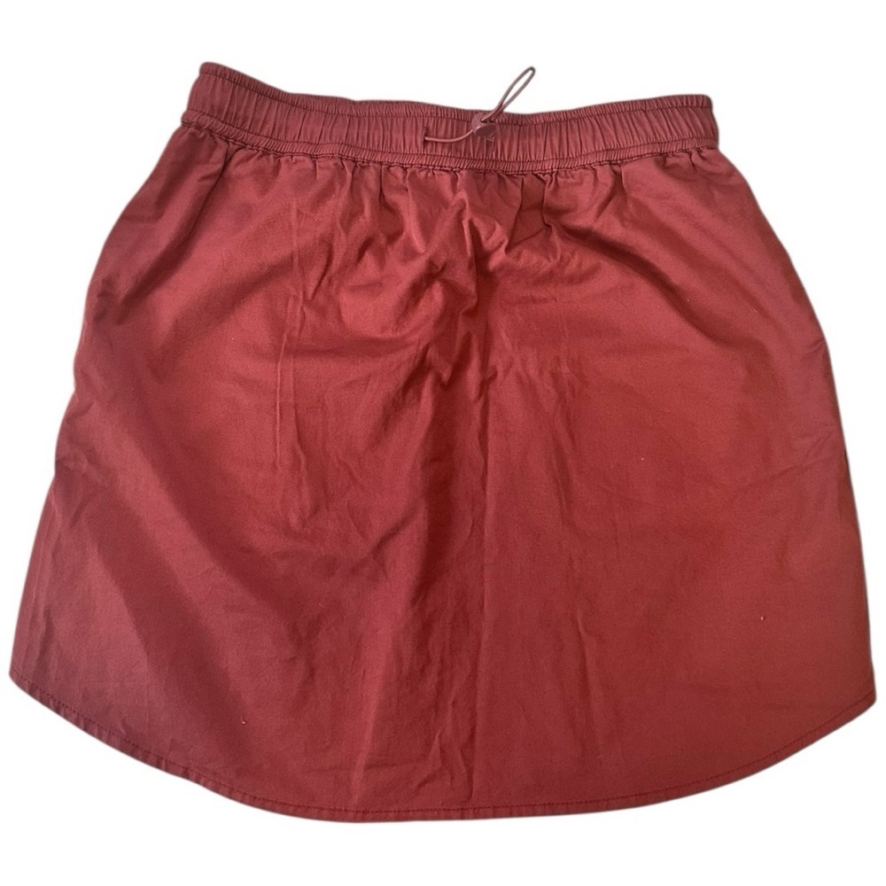 Sundry For Evereve Sunday Skirt Bungee Drawcord Pockets Terra rust brick, sz 1